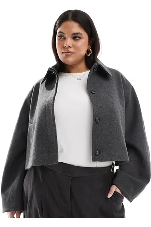 ASOS Chaqueta con solapas de ASOS DESIGN Curve