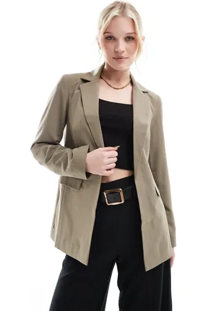 Miss Selfridge Americana básica holgada de -Verde