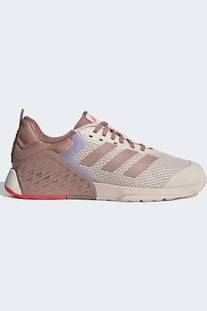 adidas Zapatillas de deporte color malva para entrenamientos de fuerza Dropset 3 de adidas Training-Rosa