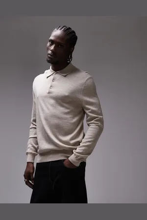 MANGO Jersey beis con detalle de solapas de -Neutro