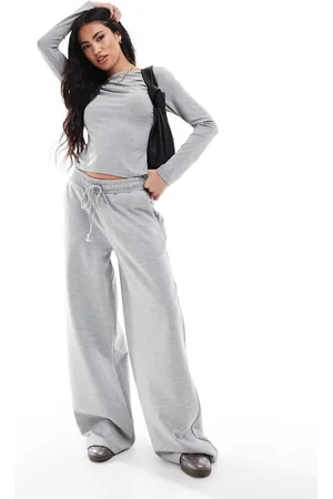 Miss Selfridge Pantalones de pernera ancha con cordón ajustable de tejido suave de (parte de un conjunto)