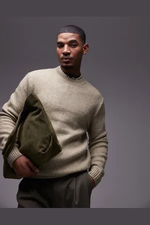 MANGO Sudadera verde lavado de