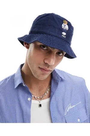 Ralph Lauren Sombrero de pescador con logo de oso clásico de sarga de