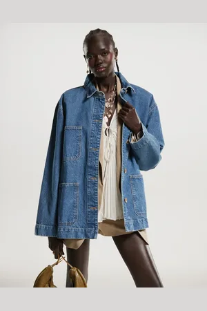 ASOS Chaqueta vaquera con detalle de bolsillo y estilo campero de -Azul