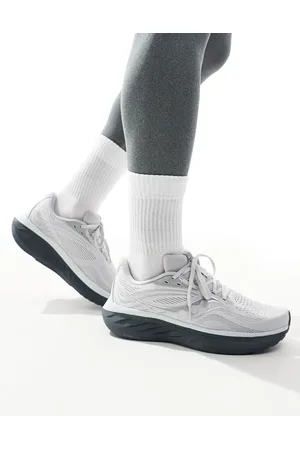 Saucony Zapatillas de deporte blanco nube y gris sombra para correr Ride 18 de