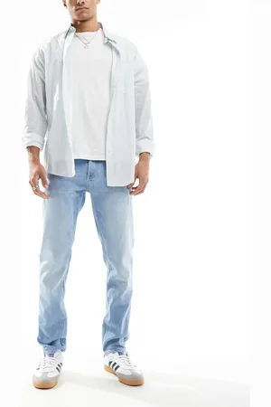 Tommy Hilfiger Vaqueros de corte tapered slim con lavado claro Austin de -Azul