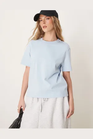 SELECTED Camiseta claro de corte cuadrado de Femme