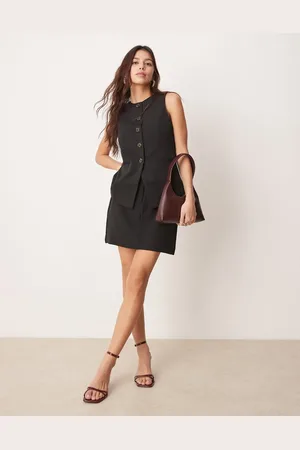 New Look Minifalda de sastre negra de (parte de un conjunto)