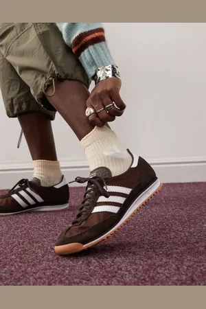 adidas Zapatillas de deporte marrones y blancas SL 72 OG de