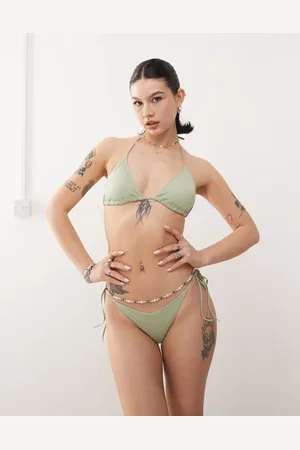 Monki Braguitas de bikini anudadas a los laterales Mix & Match de