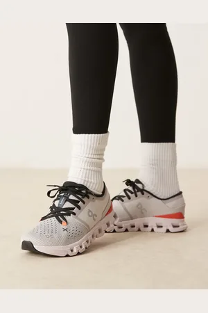 On Running Zapatillas de deporte grises y rojas Cloud X 4 de ON Training