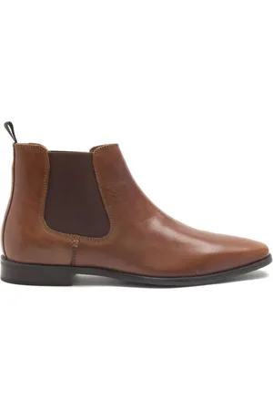 Thomas Crick Botines Chelsea de vestir color tostado de cuero Addison de -Marrón