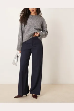 Gina Tricot Pantalones de sastre de pernera ancha de