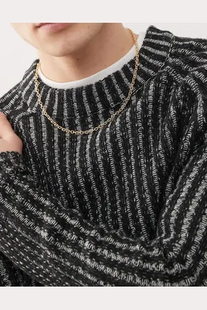FADED FUTURE Collar de cadena con eslabones ovalados de