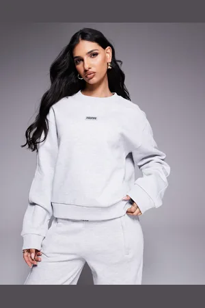 ASOS Sudadera gris jaspeado con detalle de costuras de Weekend Collective (parte de un conjunto)
