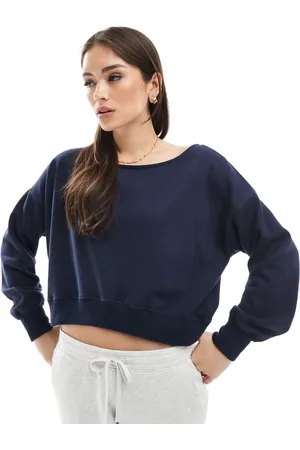 Hollister Sudadera de corte boyfriend con hombro caído de