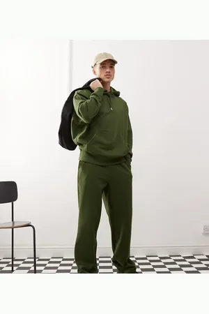 COLLUSION Joggers caquis holgados de (parte de un conjunto)-Verde