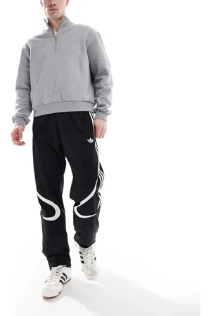 adidas Pantalones de chándal negros Adicolor Teamgeist de