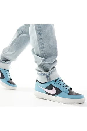 Nike Zapatillas de deporte color cerceta y grises Force Premium de SB-Azul