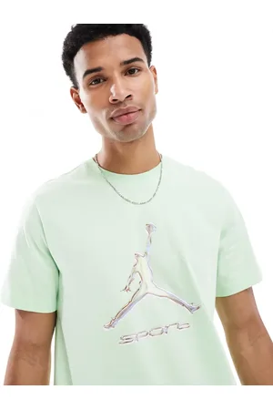 Jordan Camiseta verde con estampado gráfico de
