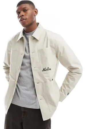 New Era Chaqueta estilo camisa con detalle de logo de -Neutro