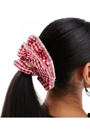 Easilocks Coletero abullonado rojo a cuadros vichy extragrande exclusivo de x ASOS