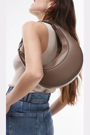 MANGO Bolso de hombro redondeado de
