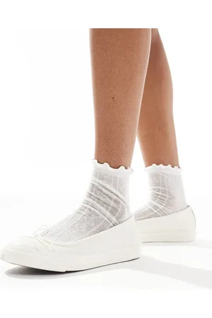 Converse Bailarinas blancas Chuck Taylor All Star de