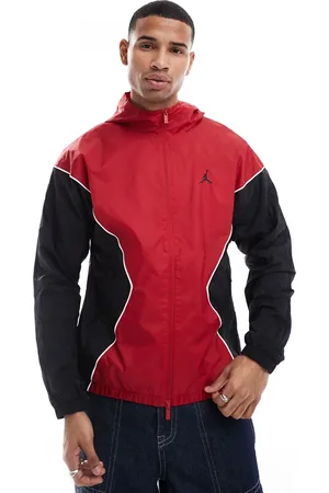 Jordan Chaqueta negra y roja de