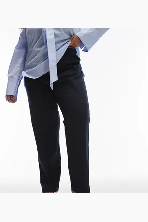 MANGO Pantalones de traje de corte slim de Curve-Negro