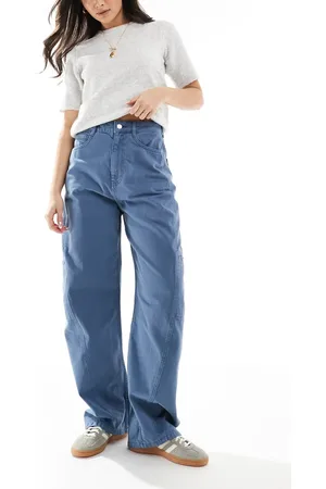 ASOS Vaqueros lavado de pernera barrel con costura retorcida de