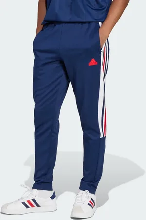 adidas Pantalones de chándal azul marino y blancos House of Tiro Nations Pack de adidas