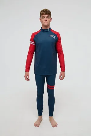 OOSC Top interior con diseño de los New England Patriots para hombre de x NFL-Azul