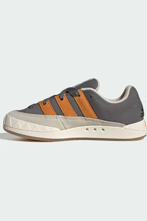 adidas Zapatillas de deporte grises, naranjas y gris aluminio Adimatic de