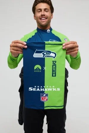 OOSC Braga para el cuello con diseño de los Seattle Seahawks de x NFL-Azul