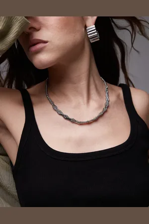 MANGO Collar con cadena retorcida de
