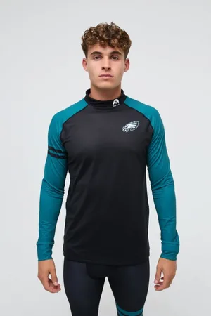 OOSC Camiseta interior con diseño de los Philadelphia Eagles para hombre de x NFL-Negro