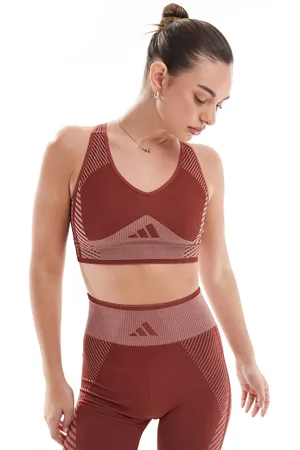 adidas Sujetador deportivo de sujeción ligera D4T de adidas Training-Rojo