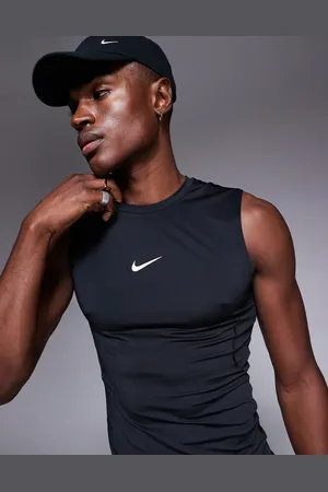 Nike Camiseta negra ajustada Dri-FIT de