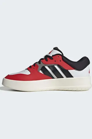 adidas Zapatillas de deporte escarlata y negras Court 24 de adidas-Rojo