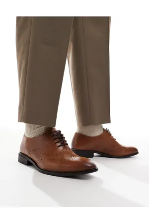 River Island Zapatos Oxford marrones con cordones de