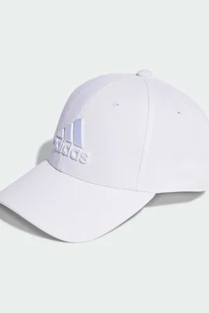 adidas Gorra de béisbol blanca con logo tonal Big de