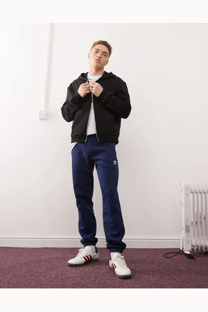 adidas Joggers azul marino básicos con trébol Trefoil Essentials de