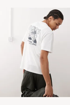 Dickies Camiseta blanca con estampado gráfico trasero Bricklane de