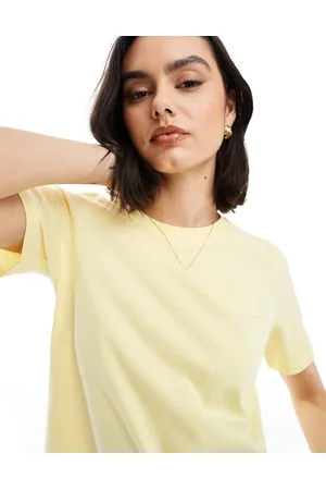 VERO MODA Camiseta amarillo de