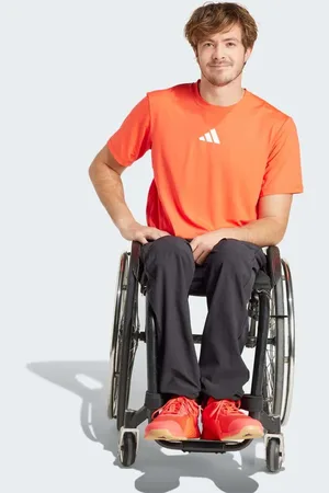 adidas Camiseta deportiva rojo luminoso y blanca Adapt de -Naranja