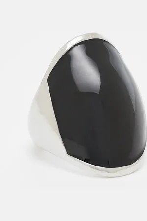 Reclaimed Anillo unisex con piedra de