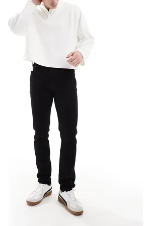 Pretty Green Vaqueros negros de corte slim de
