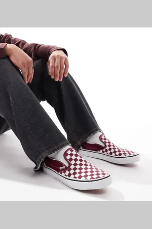 Vans Zapatos color sin cierres de Classic-Rojo
