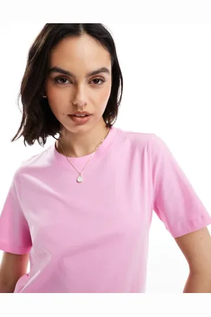 VERO MODA Camiseta rosa bombón de